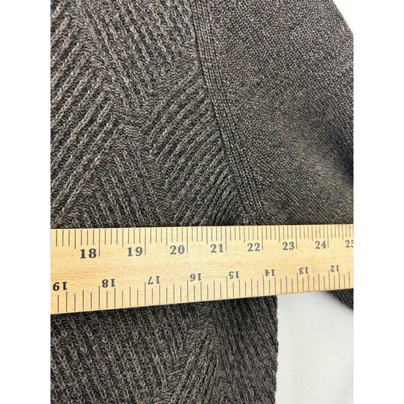 Tommy Bahama Men's XL Sweater Brown 1/4 Zip Mock Neck Pullover - Picture 6 of 16